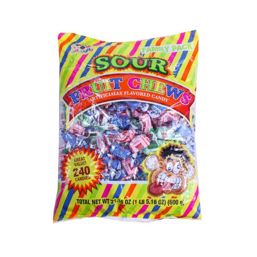  Pucker Ups, 1 Pound, Tangy Sugar Candy, Sweet and Sour  Candy, Old School Hard Candy, Resealable Bag