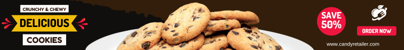 cookies candy retailer advertisement