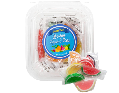 Boston Sugar Free Fruit Slices at Candy Retailer - Candy Retailer Boston Sugar Free Fruit Slices at Candy Retailer