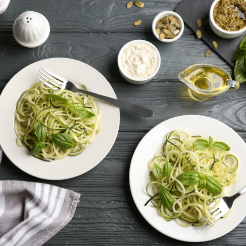Pumpkin Seed Pesto Pasta by Candy Retailer