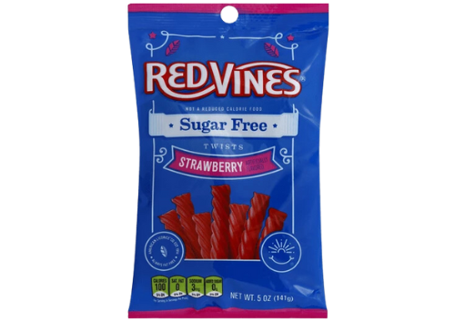 Red Vines Sugar Free Licorice at Candy Retailer - Candy Retailer Red Vines Sugar Free Licorice at Candy Retailer