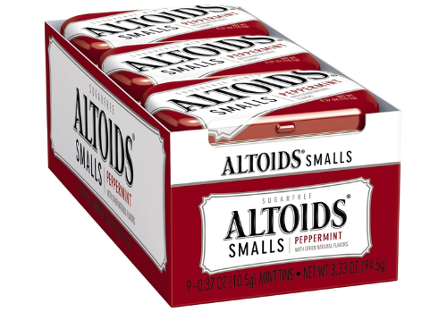 Altoids Cinnamon Smalls Sugar Free at Candy Retailer - Candy Retailer Altoids Cinnamon Smalls Sugar Free at Candy Retailer