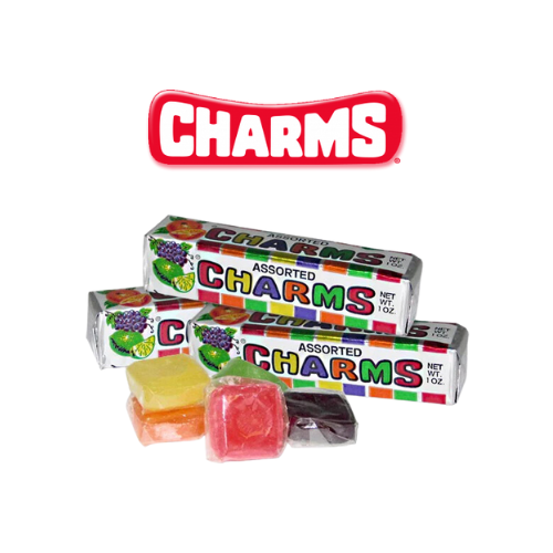 Charms Assorted Hard Candy Squares 1oz pack or 20ct box