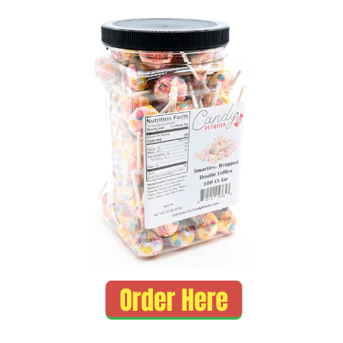 Smarties Candy Necklaces, Gluten-Free, Fruit Flavor, Pastel Color