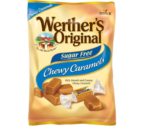 Werthers Chewy Caramels Sugar Free at candy retailer - Candy Retailer Werthers Chewy Caramels Sugar Free at candy retailer