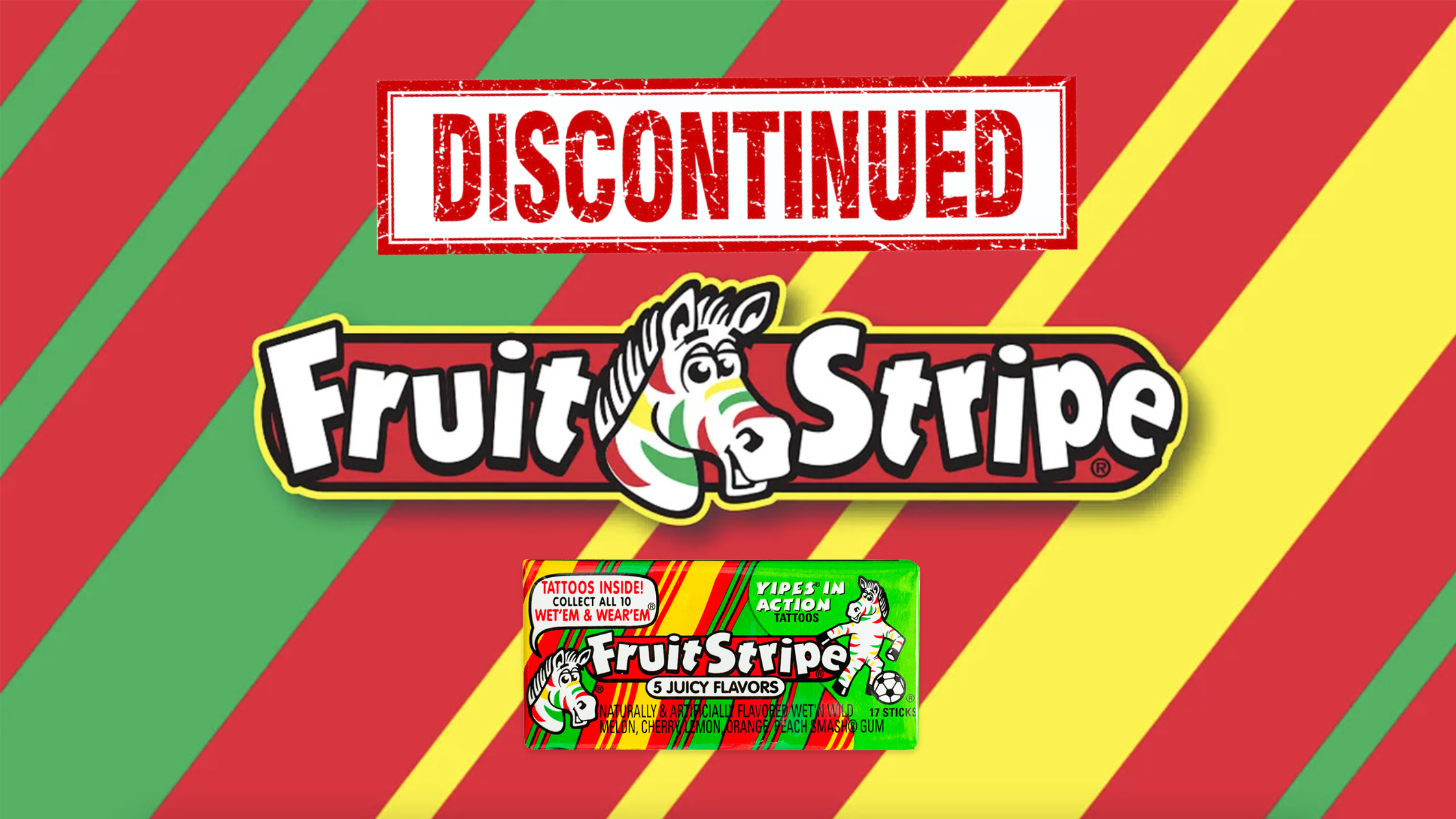 Ferrara Candy Quietly Discontinues Fruit Stripe Gum