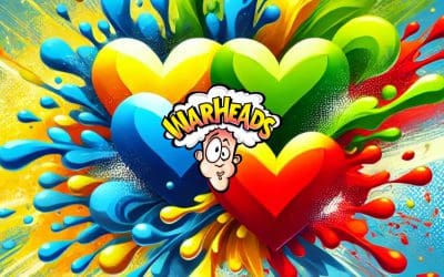 Discover the New Warheads Sour Conversation Hearts