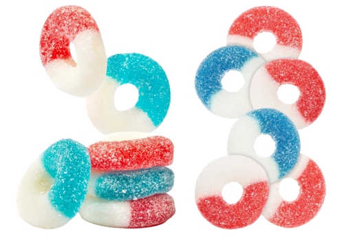 Albanese Freedom Gummi Rings - Candy Retailer Albanese Freedom Gummi Rings
