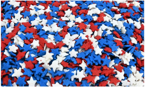 Candy Retailer All American Patriotic Cupcake Sprinkles - Candy Retailer Candy Retailer All American Patriotic Cupcake Sprinkles