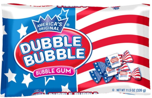 Dubble Bubble Flag Bubble Gum - Candy Retailer Dubble Bubble Flag Bubble Gum