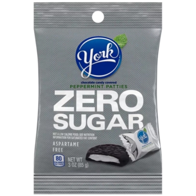 York Zero Sugar Peppermint Patties - Candy Retailer York Zero Sugar Peppermint Patties