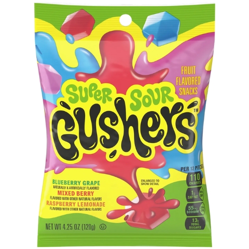 Gushers Fruit Pouches - Candy Retailer Gushers Fruit Pouches
