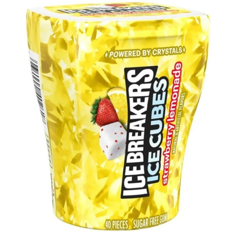 Ice Breakers Ice Cubes Strawberry Lemonade