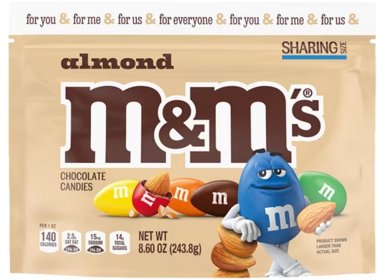 Almond M and Ms - Candy Retailer Almond M and Ms