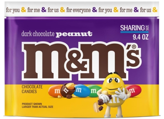 Dark Chocolate Peanut M and Ms - Candy Retailer Dark Chocolate Peanut M and Ms