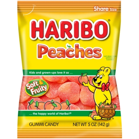 Haribo Peaches - Candy Retailer Haribo Peaches