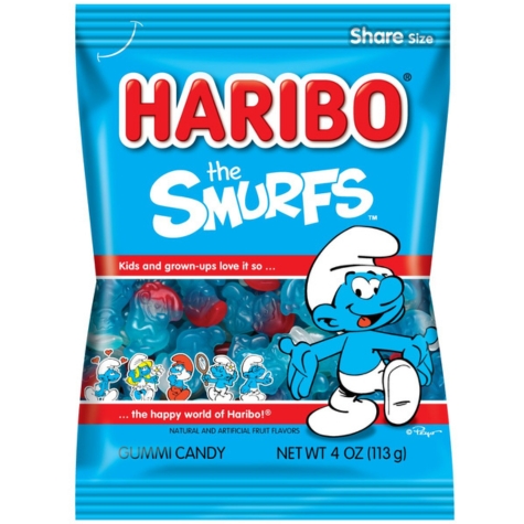 Haribo Smurfs - Candy Retailer Haribo Smurfs