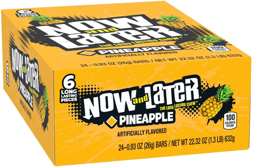 Now and Later Pineapple - Candy Retailer Now and Later Pineapple