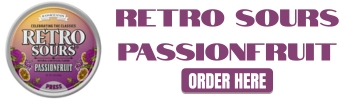 Retro Sours Passionfruit New Flavor - Candy Retailer Retro Sours Passionfruit New Flavor
