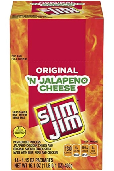 Slim Jim Original n Jalapeno Cheese