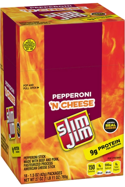 Slim Jim Pepperoni n Cheese