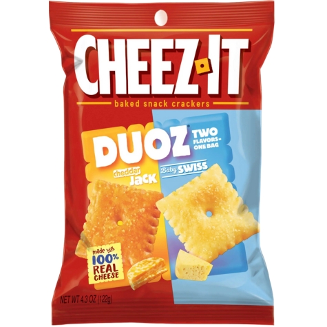 Cheez-It Duoz Cheddar Jack and Baby Swiss