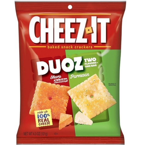 Cheez-It Duoz Sharp Cheddar and Parmesan