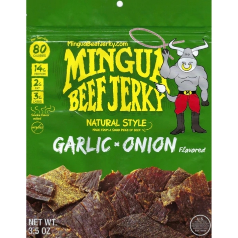 Mingua Garlic-Onion Beef Jerky