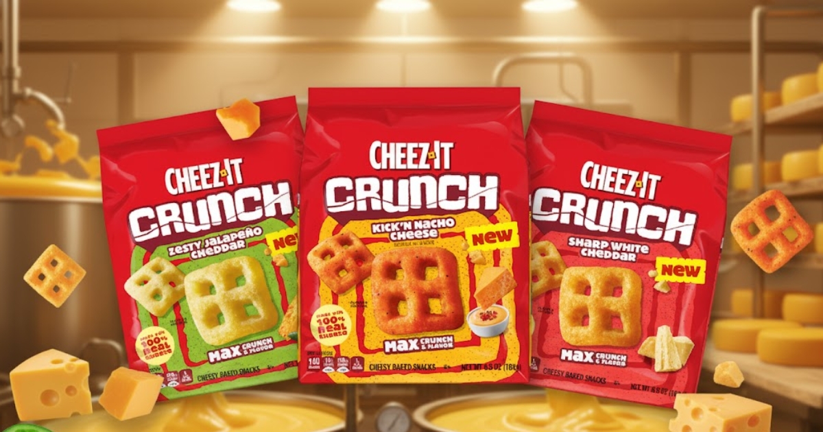 New Cheez-It Crunch Crackers On the Way, Find Out When