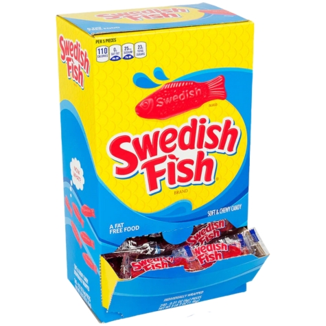 Swedish Fish Red 240ct Box - Candy Retailer Swedish Fish Red ct Box