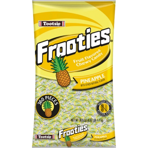 Tootsie Frooties Pineapple - Candy Retailer Tootsie Frooties Pineapple