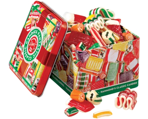 Hammonds Christmas Classic Mix Hard Candy Tin - Candy Retailer Hammonds Christmas Classic Mix Hard Candy Tin