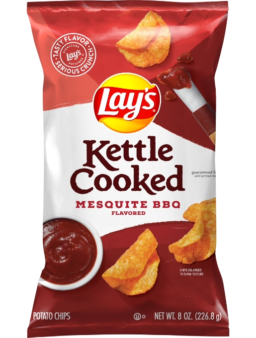 Lays Kettle Cooked Mesquite BBQ Chips