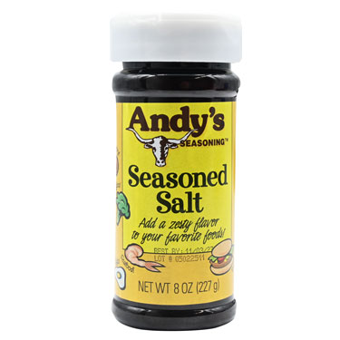 Andys Seasoned Salt 8oz Bottle