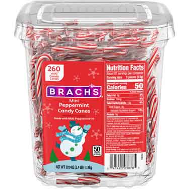 Brachs Mini Candy Canes 260ct Tub
