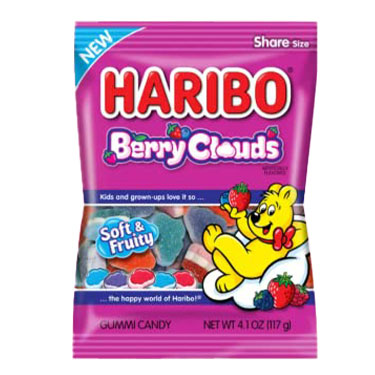 Haribo Berry Clouds 4.1oz Bag