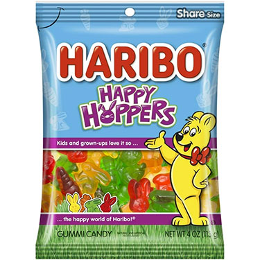 Haribo Easter Happy Hoppers Gummies 4oz Bag