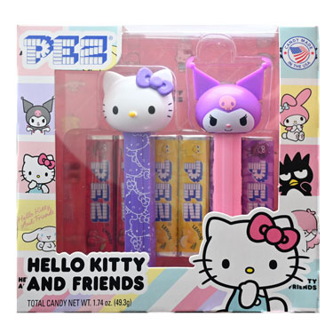 PEZ Dispenser Hello Kitty and Kuromi Twin Pack