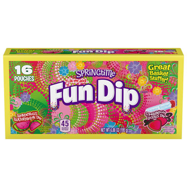 Ferrara Easter Lik M Aid Fun Dip Assorted Pouches 6.9oz Box