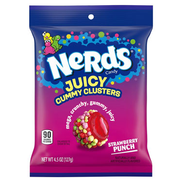 Nerds Juiced Gummy Clusters 4.5oz Bag