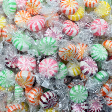Quality Candy Assorted Fruit Starlight Mints 1Lb