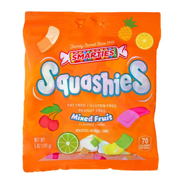 Smarties Squashies Mixed Fruit 5oz Bag