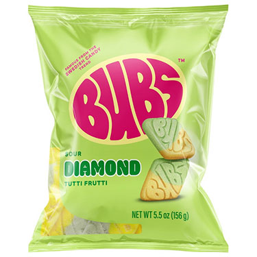 Bubs Sour Diamond Tutti Fruitti 5.5oz Bag