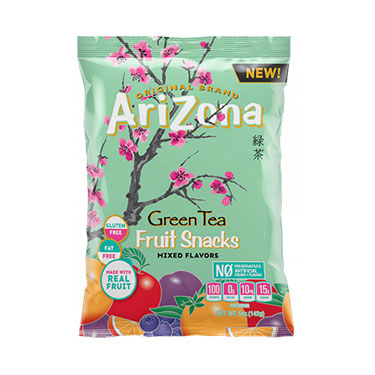 Arizona Fruit Snacks Green Tea 5oz Bag Expires April 20th 2025