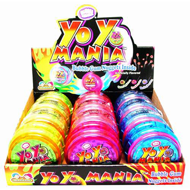 Kidsmania YoYo Mania Bubble Gum Nuggets 12ct Box Expires August 1st 2025