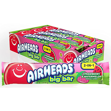 Airheads Big Bar Strawberry Watermelon 24ct Box