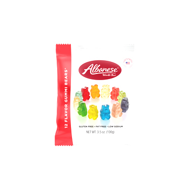 Albanese 12 Flavor Gummi Bears 3.5oz Bag