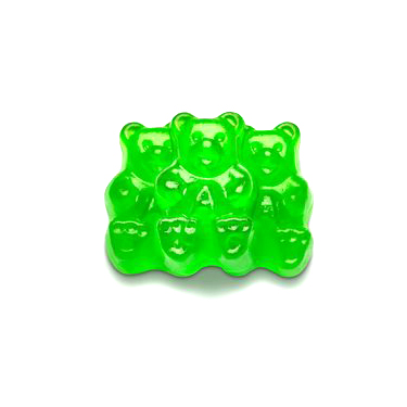 Albanese Gummi Bears Green Apple 1lb