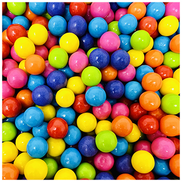 Alberts Color Splash Mini Gumballs Assorted 2lb