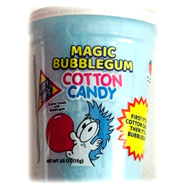 Alberts Magic Bubble Gum Cotton Candy Sour Blue Raspberry 12ct Box